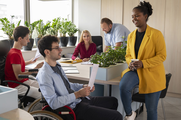 Équité, diversité et inclusion en milieu de travail.