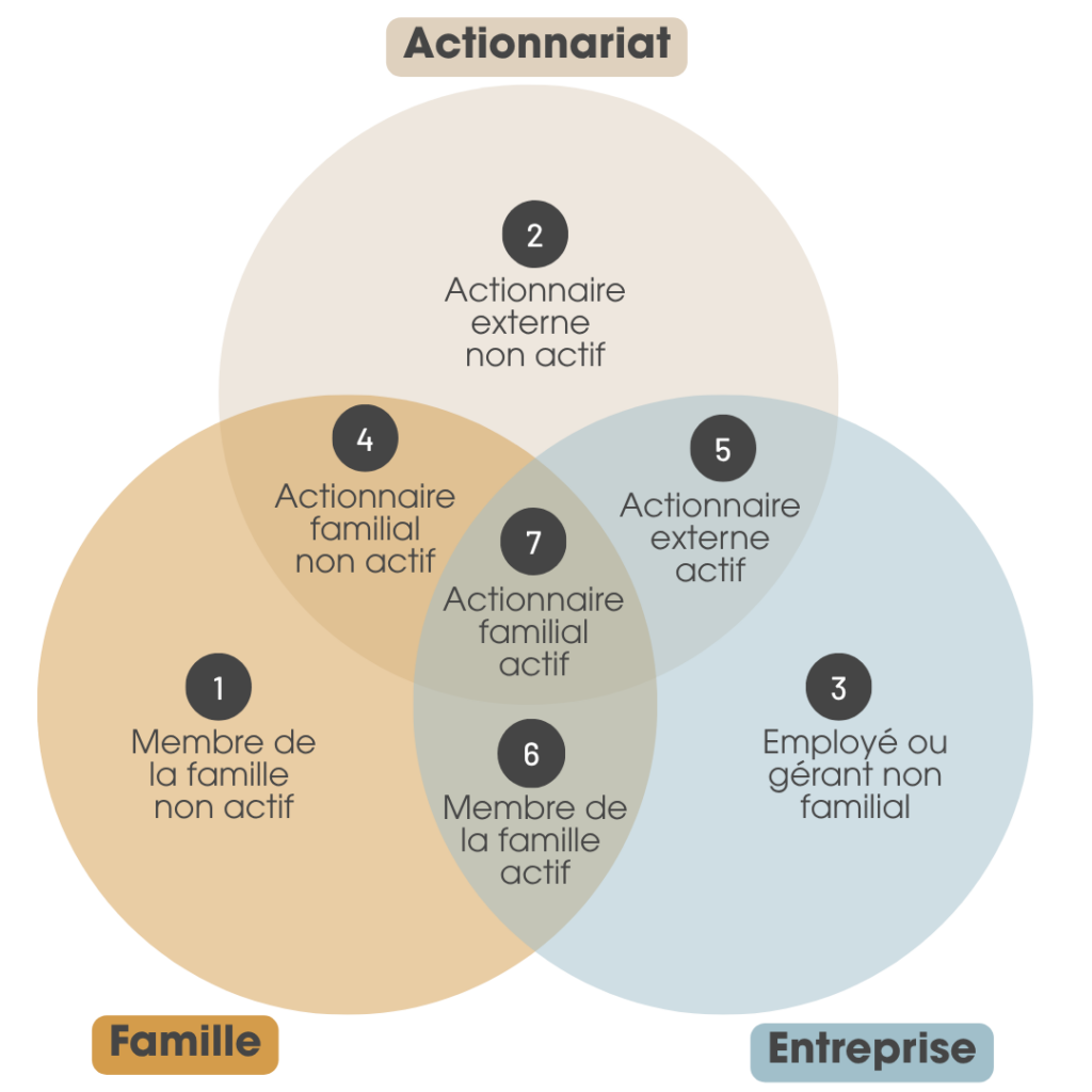 Chevauchement famille-entreprise